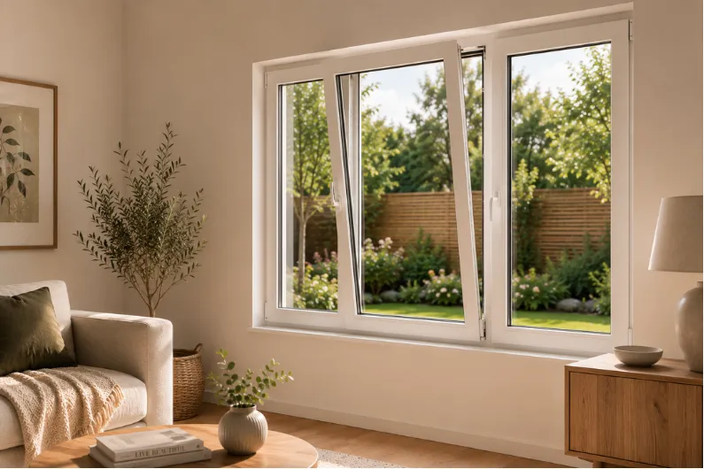 Ventana oscilobatiente de PVC