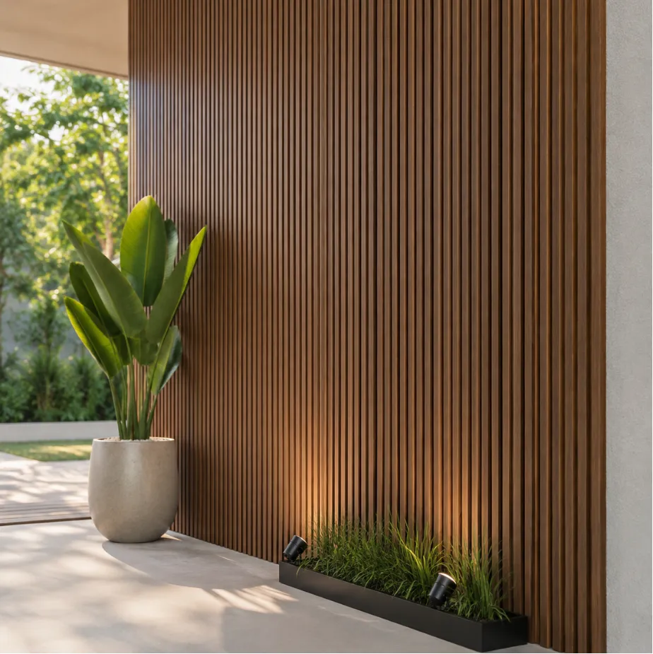 Wall panel exterior de WPC